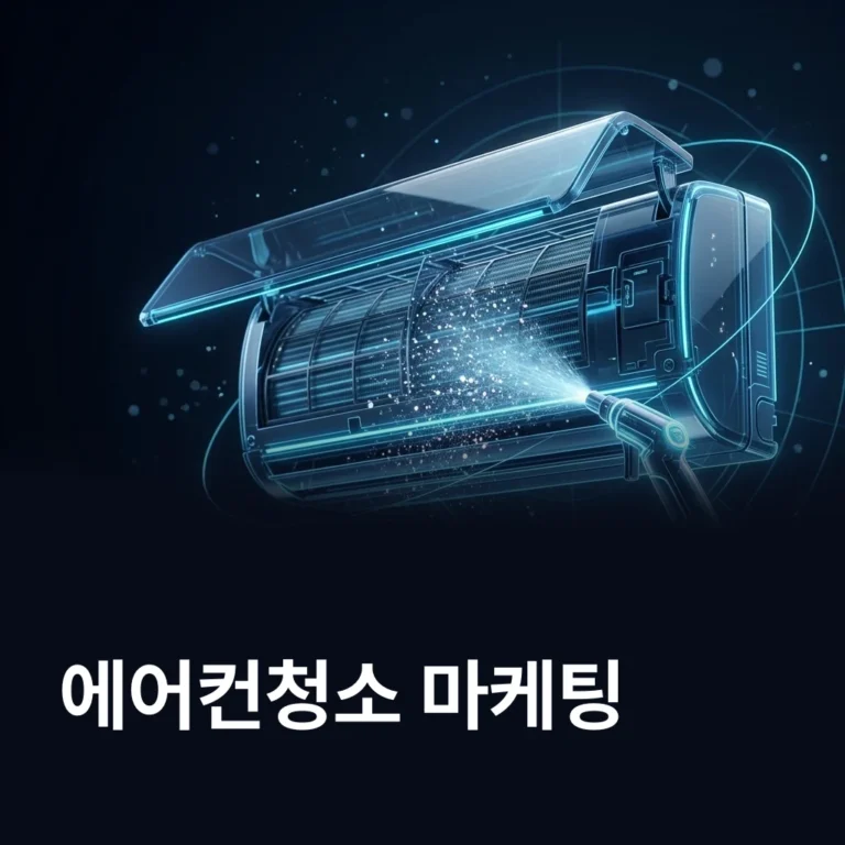 에어컨청소 마케팅 업체 — 에이치디웹