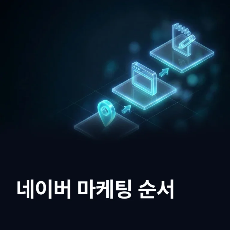 소상공인 네이버 마케팅 순서 — 플레이스·홈페이지·블로그 어디부터 — 에이치디웹