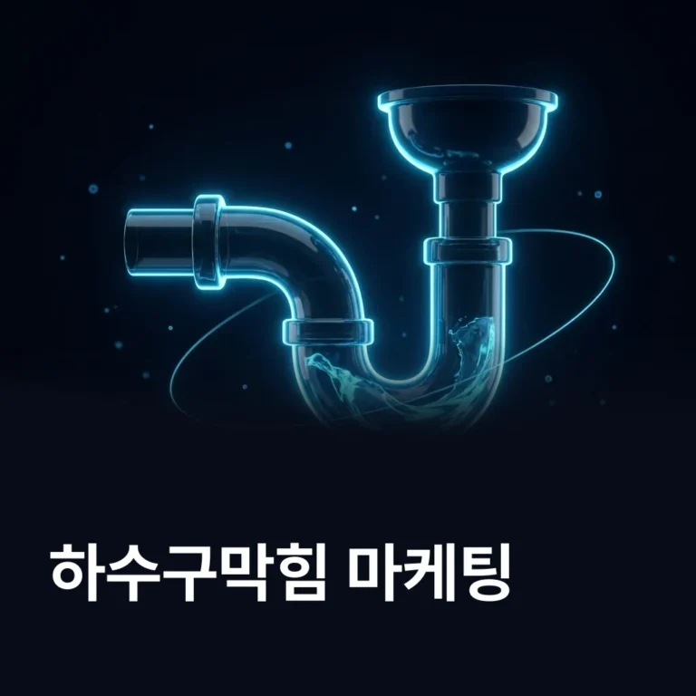 하수구막힘 마케팅 업체 — 에이치디웹
