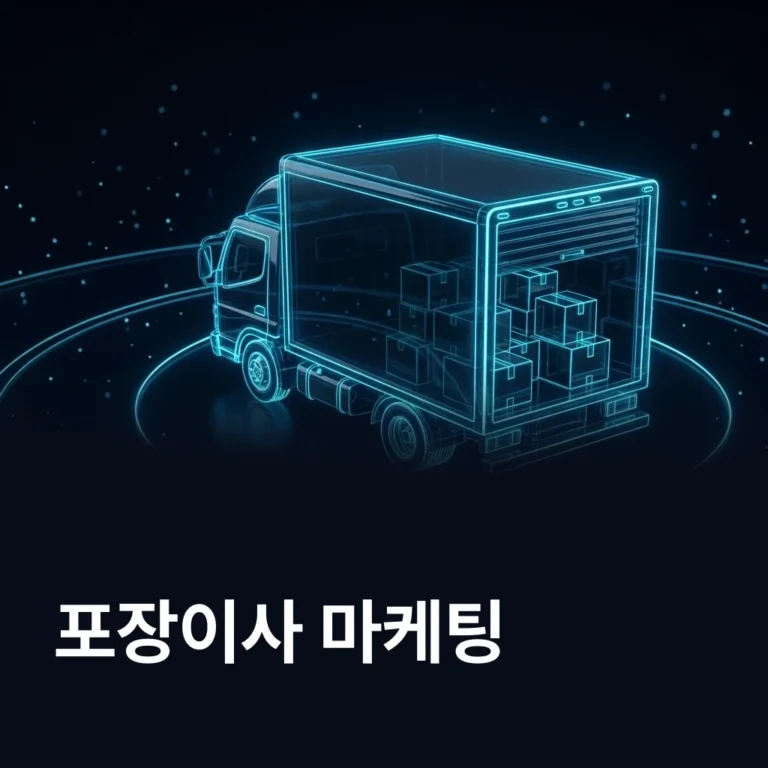 포장이사 마케팅 업체 — 에이치디웹