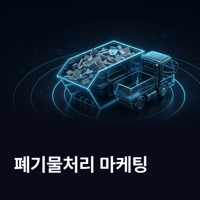 폐기물처리 마케팅 업체 — 에이치디웹